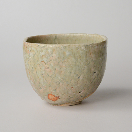「HP14　金重愫　灰釉茶碗 ／ KANESHIGE Makoto　Chawan, Ash glazed」の写真　その1