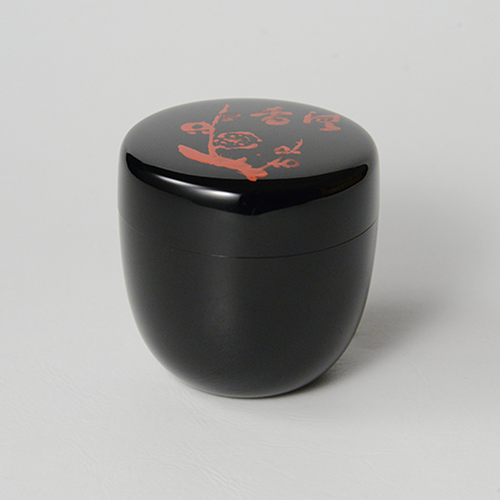 「No.57　梅の繪　茶器 / Tea caddy, plum blossom motif」の写真　その1