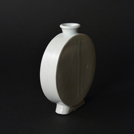 「No.20　白磁扁壷  大 / Vase, Flat shaped, White porcelain」の写真　その2