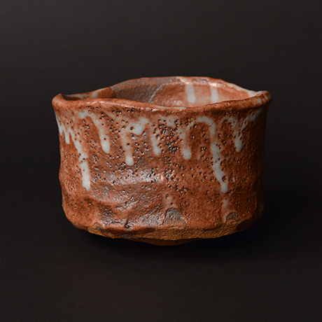 「No.22　赤志野茶碗 　銘「慈島」 / Tea bowl, Aka-Shino “ITSUKUSHIMA”」の写真　その2