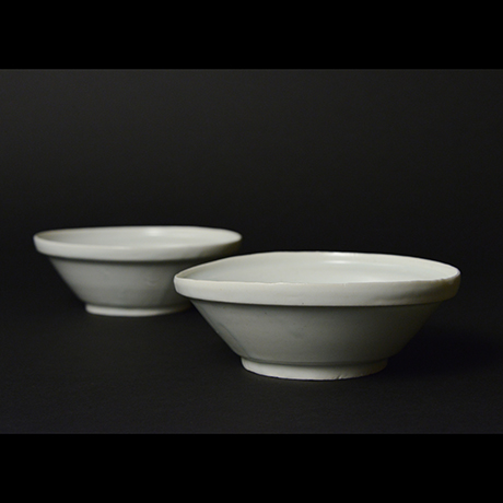 「No.5-1　白磁平鉢　六 / A set of 6 bowls, White porcelain」の写真　その3