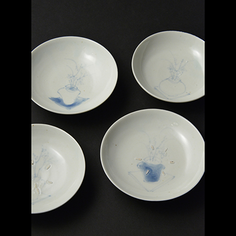 「No.6-2　壷のある風景皿　六 / A set of 6 plates, Sometsuke」の写真　その1