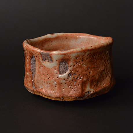 「No.6　茜志野茶碗 　銘「赤獅子」 / Tea bowl, Akane-Shino “AKASHISHI”」の写真　その5