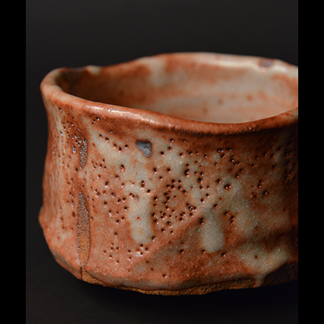 「No.6　茜志野茶碗 　銘「赤獅子」 / Tea bowl, Akane-Shino “AKASHISHI”」の写真　その8