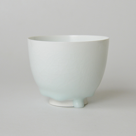 「No.5　塚本快示　白瓷碗 / TSUKAMOTO Kaiji　Tea bowl, White porcelain」の写真　その1