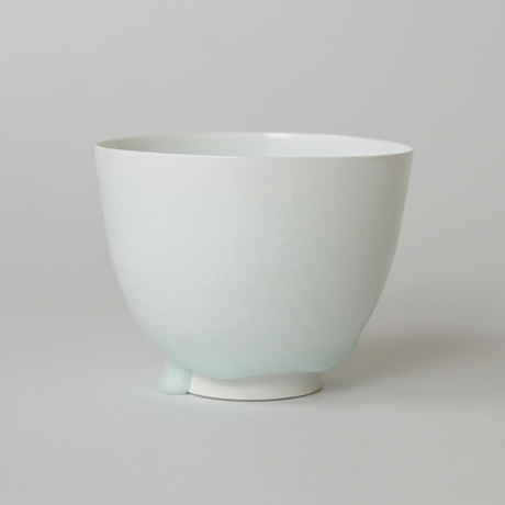 「No.5　塚本快示　白瓷碗 / TSUKAMOTO Kaiji　Tea bowl, White porcelain」の写真　その2