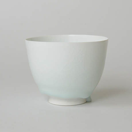 「No.5　塚本快示　白瓷碗 / TSUKAMOTO Kaiji　Tea bowl, White porcelain」の写真　その4