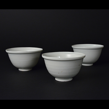 「No.12-1　白磁碗　六 / A set of 6 bowls, White porcelain」の写真　その1