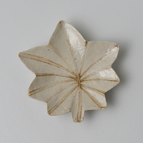 「No.80-2　絵織部紅葉皿 / Dish, E-oribe, Maple leaf motif」の写真　その1