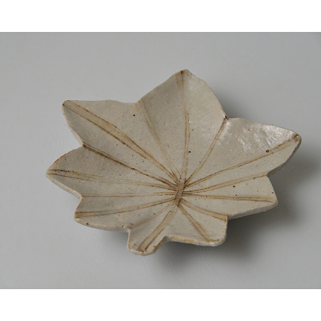 「No.80-2　絵織部紅葉皿 / Dish, E-oribe, Maple leaf motif」の写真　その3