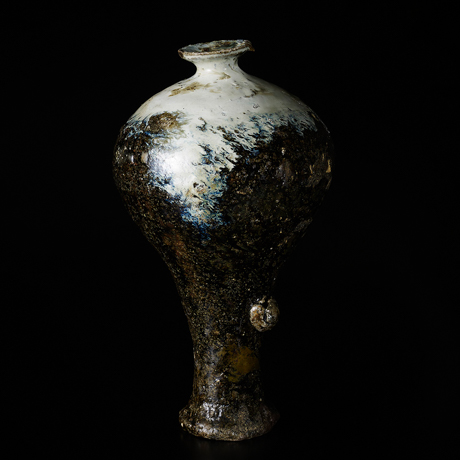 「図6 (No.3)　朝鮮唐津梅瓶 / Vessel, Chosen-karatsu, Meiping shape」の写真　その1