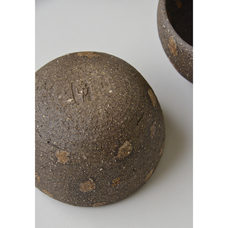 「No.12　加守田章二　炻碗 五客 / KAMODA Shoji　A set of 5 bowls, Unglazed Stoneware」の写真　その3