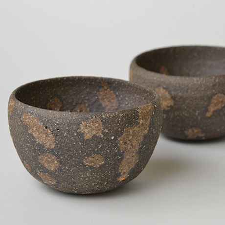 「No.12　加守田章二　炻碗 五客 / KAMODA Shoji　A set of 5 bowls, Unglazed Stoneware」の写真　その4