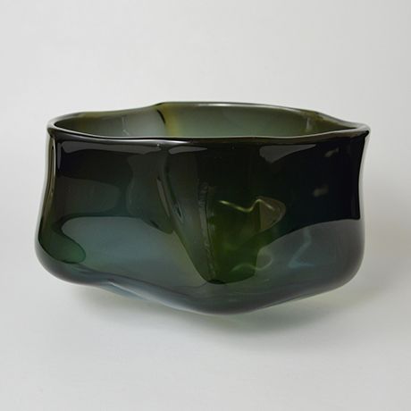「No.13　益田芳徳　硝子削釉水指 / MASUDA Yoshinori　Water jar, Glass」の写真　その3