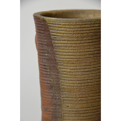 「No.13　金重陶陽　備前糸目花入 / KANESHIGE Toyo　Vessel, Bizen」の写真　その7