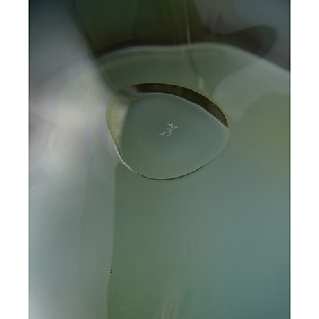 「No.13　益田芳徳　硝子削釉水指 / MASUDA Yoshinori　Water jar, Glass」の写真　その6