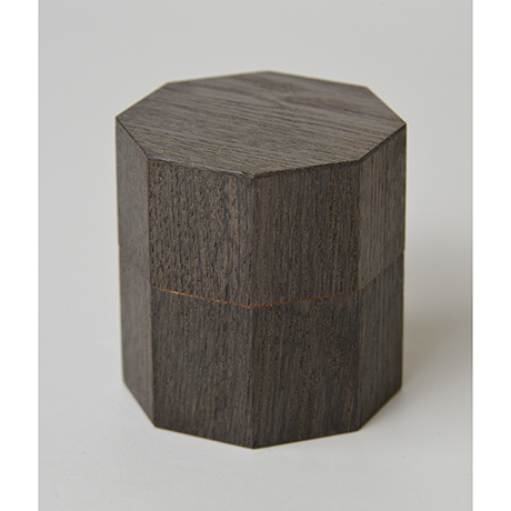 「No.17　神代栗八稜茶器 / Tea caddy, Japanese chestnut」の写真　その5