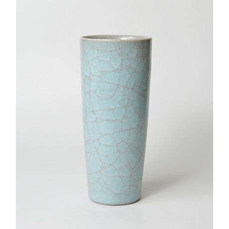 「No.23　伊藤秀人　青瓷花入 / ITO Hidehito　Vase, Celadon」の写真　その1