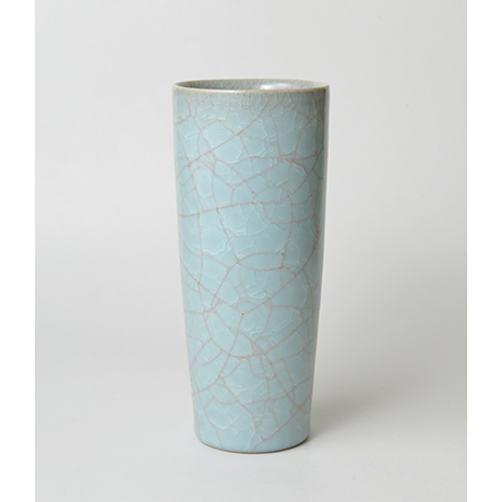 「No.23　伊藤秀人　青瓷花入 / ITO Hidehito　Vase, Celadon」の写真　その2