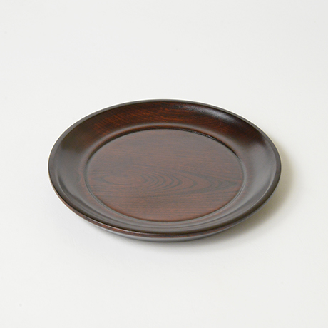 「No.24　本欅拭漆小盆 / Lacquer tray, Zelkova」の写真　その2