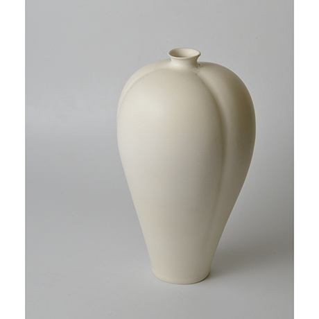「No.24　伊藤秀人　白瓷梅瓶 / ITO Hidehito　Meiping（Vase）, White porcelain」の写真　その4