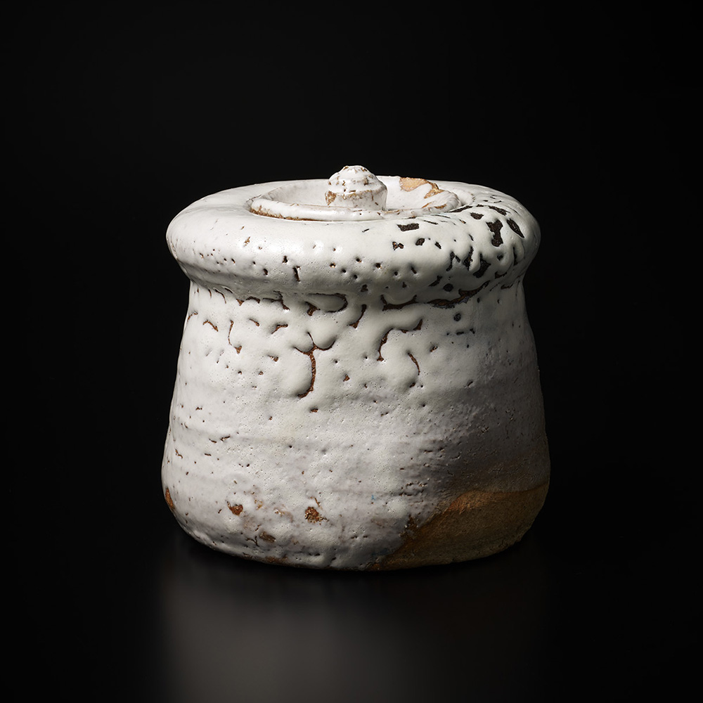 「No.9　三輪休和　萩水指 / MIWA Kyuwa　Water jar, Hagi ware」の写真　その1