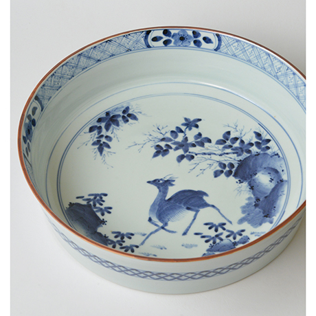 「No.1　祥瑞鹿文大鉢 / Basin with deer design, Sometsuke」の写真　その1