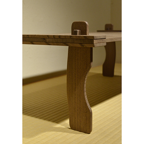 「No.1　弥生机　神代ケヤキ / Table, Yayoi period style, Ancient Zelkova」の写真　その3