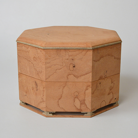 「No.13　八角重　ケヤキ　神代タモ  / Triple-tiered Box, Zelkova, Ancient Japanese ash」の写真　その2