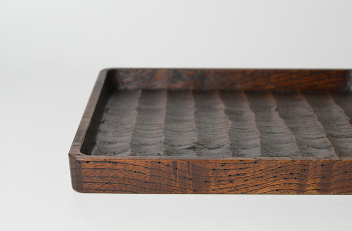 「No.24-1　我谷盆 クリ / Tray, Wagata style, Chestnuts」の写真　その3