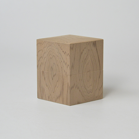 「No.35　菱中次　神代スギ / Tea Caddy, Rhombus shape, Ancient Japanese Cedar」の写真　その1