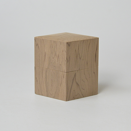 「No.35　菱中次　神代スギ / Tea Caddy, Rhombus shape, Ancient Japanese Cedar」の写真　その2