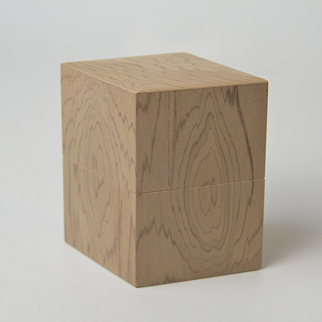 「No.35　菱中次　神代スギ / Tea Caddy, Rhombus shape, Ancient Japanese Cedar」の写真　その4