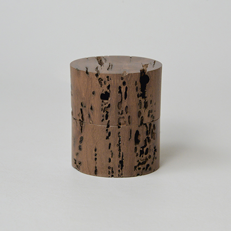 「No.DM4　中次　神代ケヤキ  / Tea Caddy, Nakatsugi shaped, Ancient Zelkova」の写真　その1