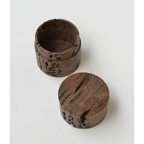 「No.DM4　中次　神代ケヤキ  / Tea Caddy, Nakatsugi shaped, Ancient Zelkova」の写真　その3