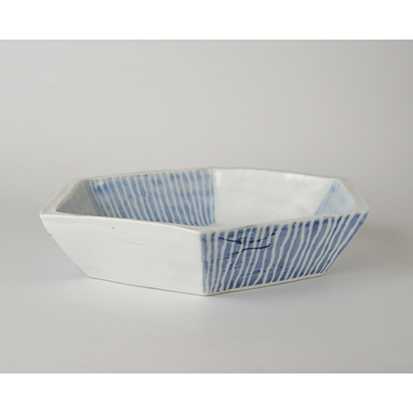 「No.47-2　六角鉢 / Bowl, Hexagoanl shape, Sometsuke」の写真　その2