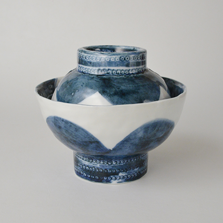 「No.50-4　蓋つき碗 / Bowl with lid, Sometsuke」の写真　その1