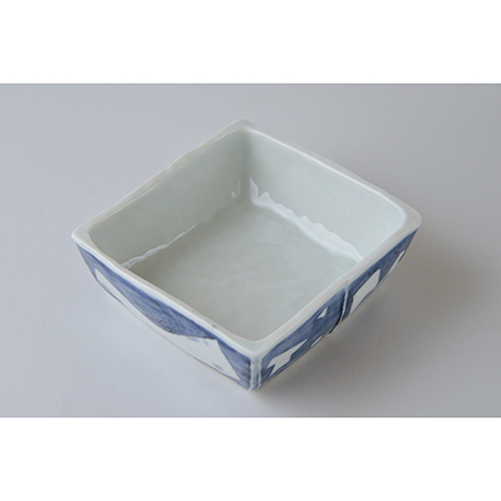 「No.73-3　正角平小鉢 / Square bowl, Sometsuke」の写真　その2