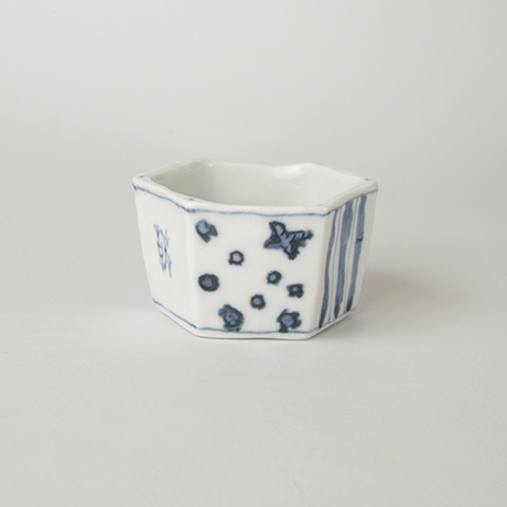 「No.80-1　六角小鉢 / Small bowl, Hexagonal shape, Sometsuke」の写真　その1