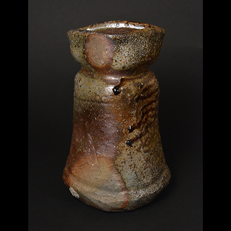 「No.1　備前窯変三角花入 / Vase, Bizen」の写真　その1