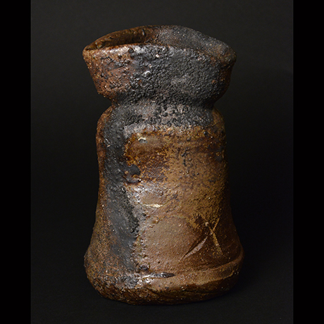 「No.1　備前窯変三角花入 / Vase, Bizen」の写真　その2