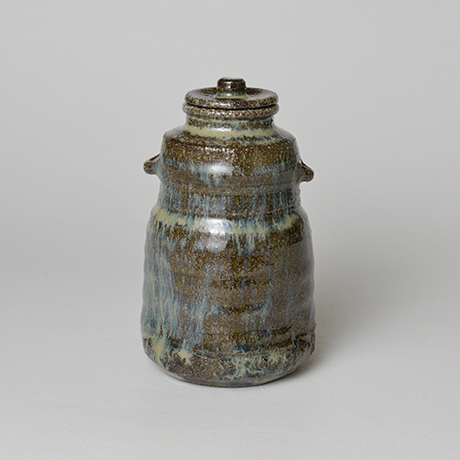 「No.10　石斑茶入 / Tea caddy, Ishi-madara (Stone ash glaze)」の写真　その2