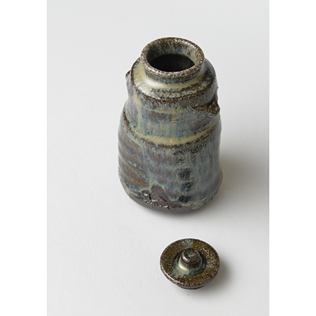 「No.10　石斑茶入 / Tea caddy, Ishi-madara (Stone ash glaze)」の写真　その4