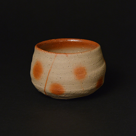 「No.30　備前火襷水玉酒呑 / Guinomi, Bizen hidasuki, Dot pattern」の写真　その1