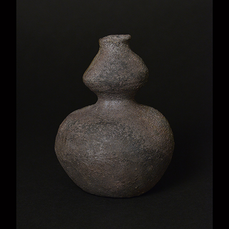 「No.44　備前窯変瓢徳利 / Tokkuri, Bizen yohen, Gourd shape」の写真　その2