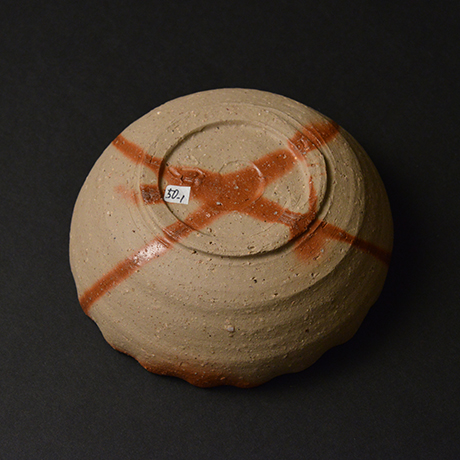 「No.50　備前火襷輪花鉢 / Bowl, Bizen hidasuki, Petal shape」の写真　その4