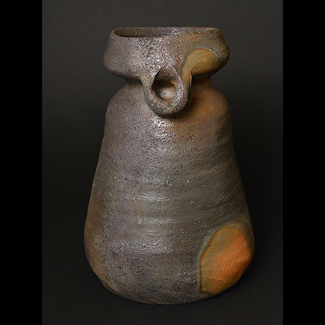 「No.64　備前窯変耳付花入 / Vase, Bizen yohen」の写真　その4