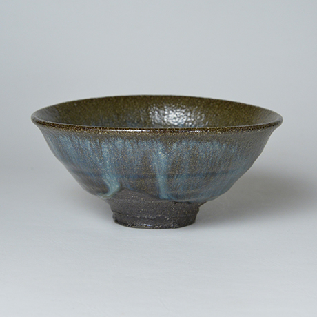「No.8　石斑茶盌 / Tea bowl, Ishi-madara (Stone ash glaze)」の写真　その1