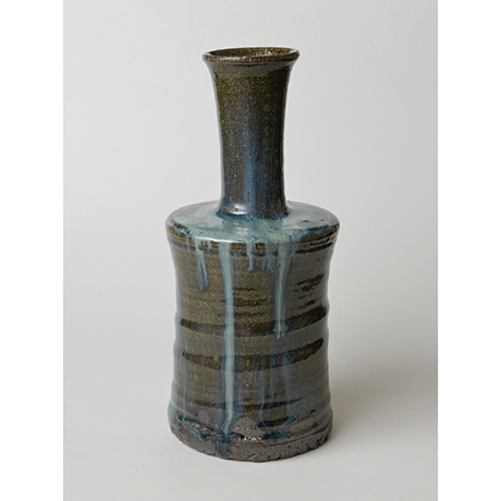 「No.67　石斑砧花入 / Flower vase, Ishi-madara (Stone ash glaze)」の写真　その1