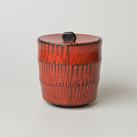 「No.7（図7） 色絵洋彩蓋物 / Covered vessel, Overglaze enamels」の写真　その2